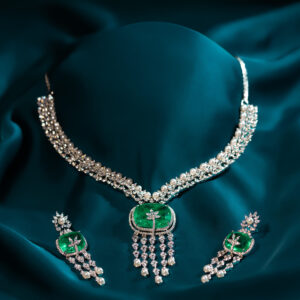 Emerald Enchant AD Necklace Set - 20% OFF