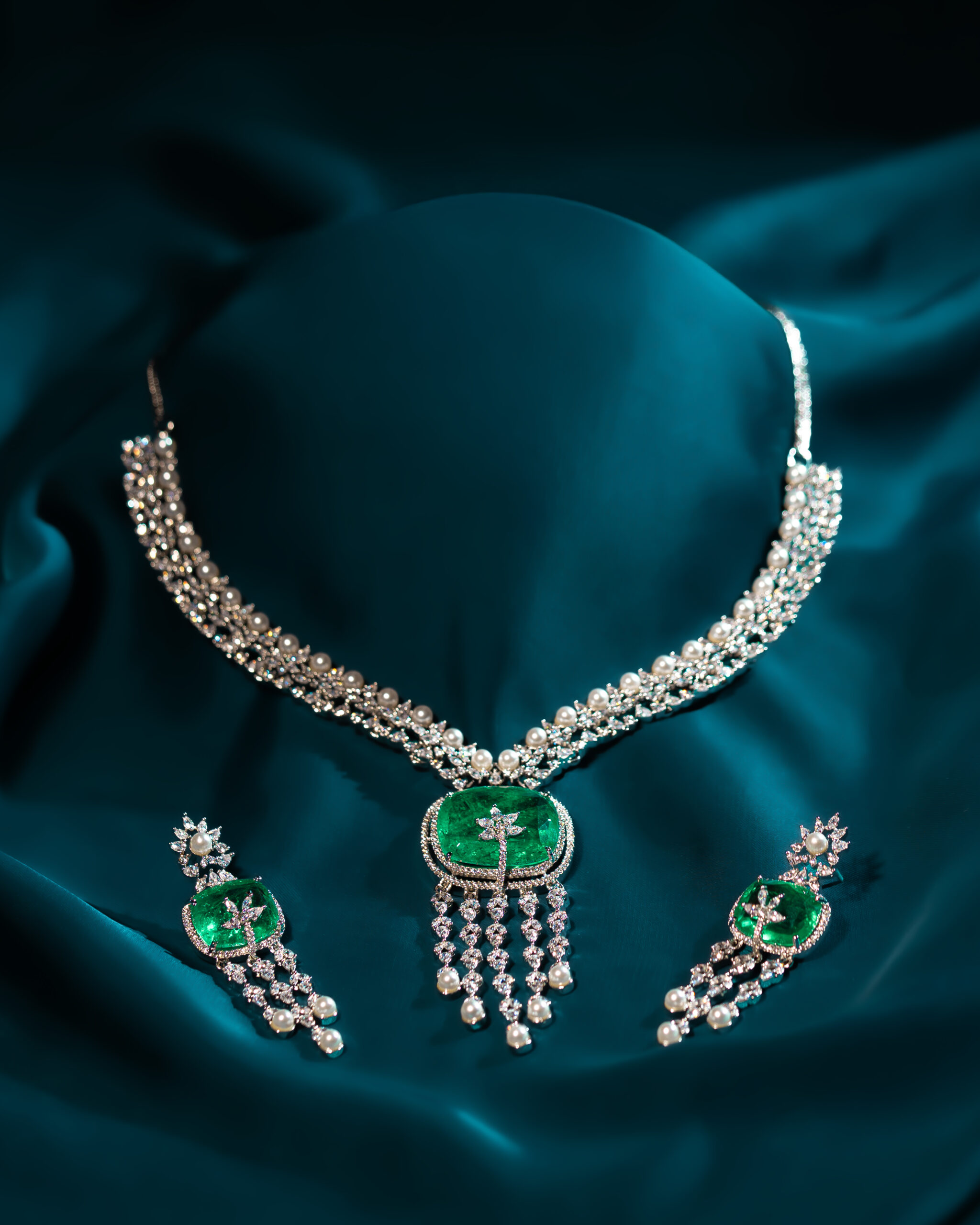 Emerald Enchant AD Necklace Set - 20% OFF